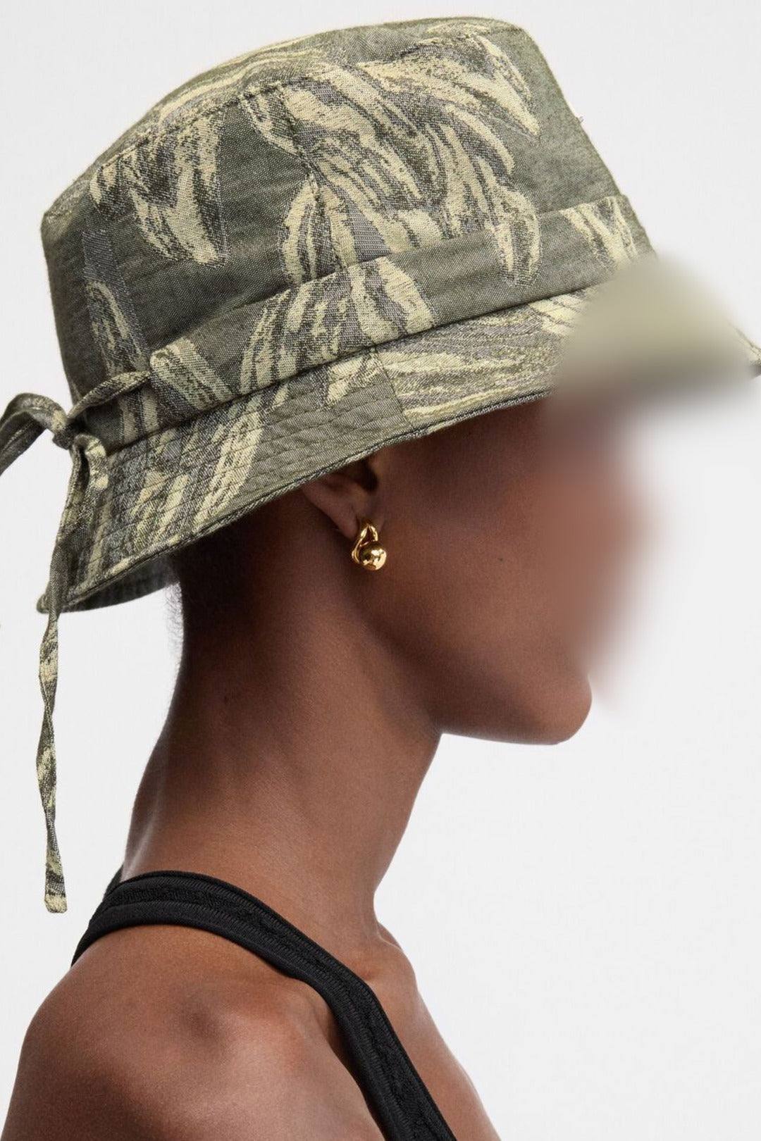 Bob Gadjo noué avec logo - Banane Khaki
