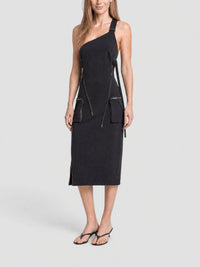 120€ / 0 sold //7 QTY / ST0%   Robe midi Marrone - Navy
