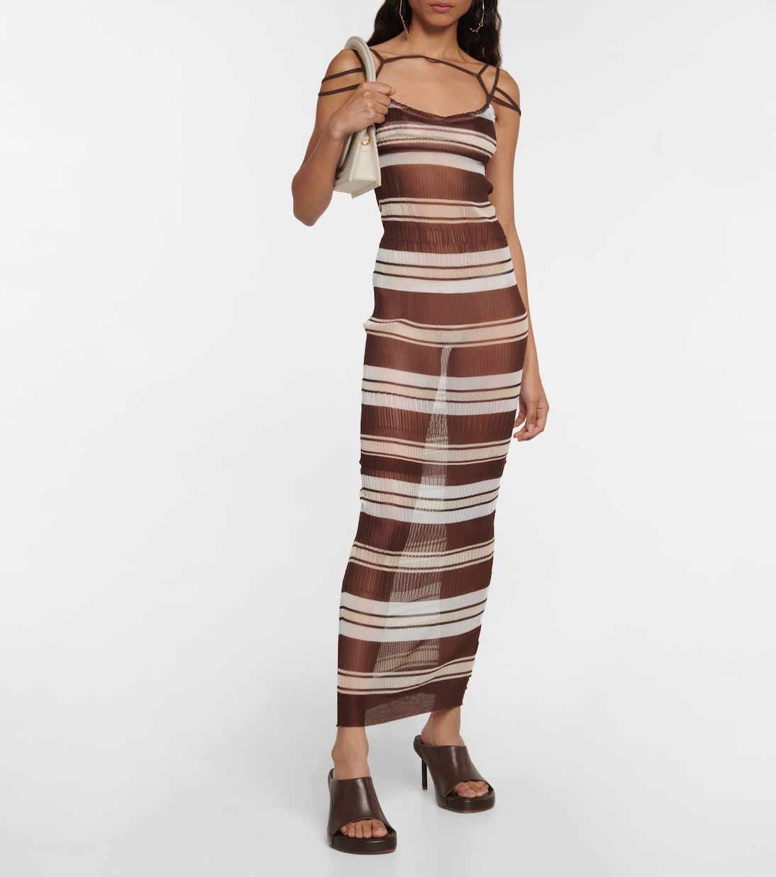 150€ / 7 sold //50 QTY / ST14%   Mules Argilla avec logo 55 en cuir - Brown