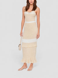 120€ / 0 sold //1 QTY / ST0%   Robe plissée Sognu - Beige