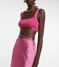 35€ / 0 sold //20 QTY / ST0%   Brassière Ascosu multi-mailles - Pink