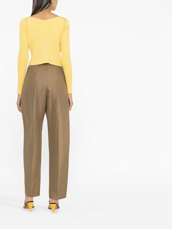90€ / 0 sold //12 QTY / ST0%   Cardigan Pralu à manches longues en maille - Light Yellow