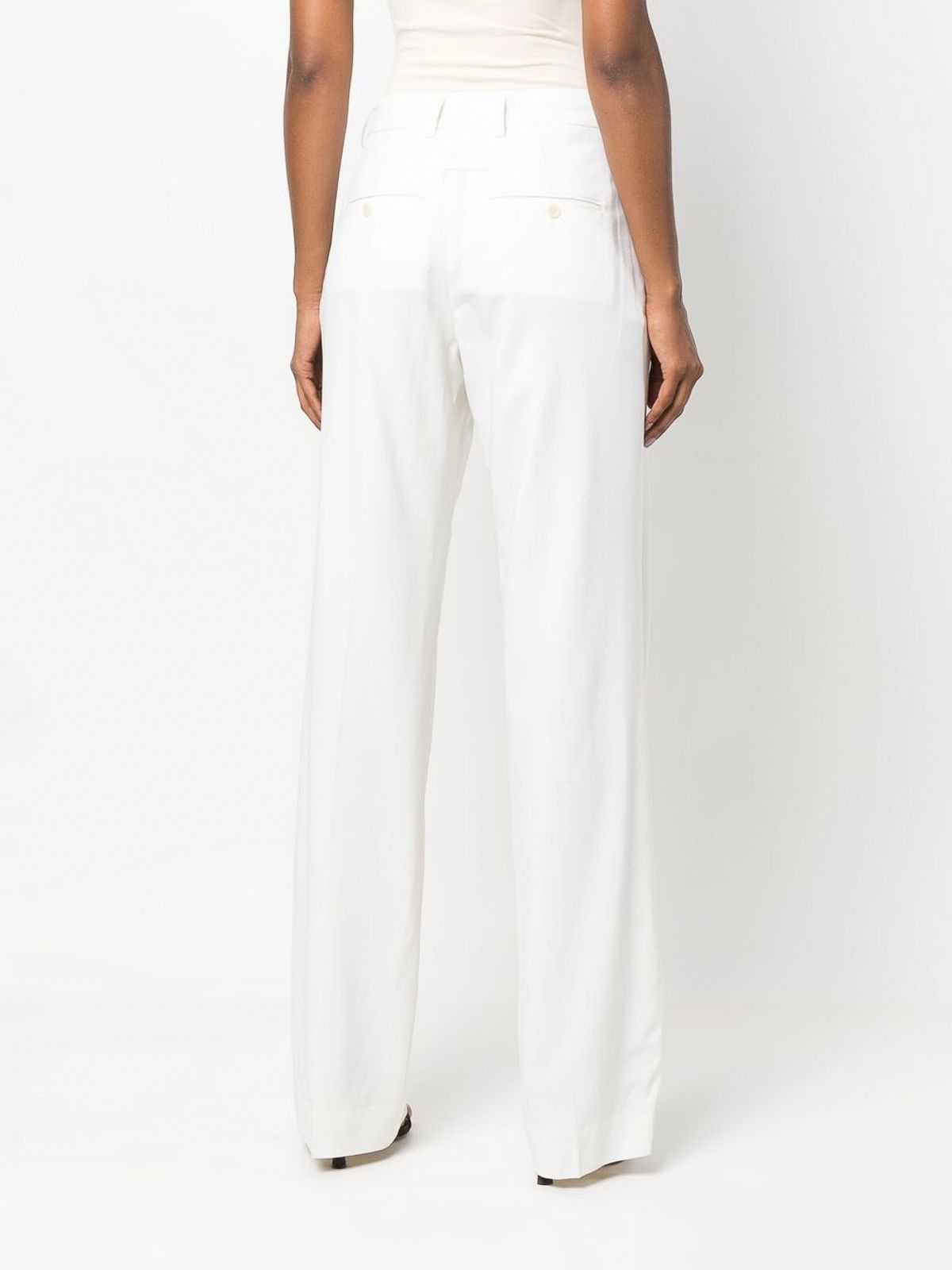 75€ / 2 sold //3 QTY / ST67%   Pantalon Camargue en laine - White