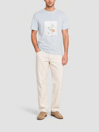 55€ / 10 sold //11 QTY / ST91%   T-shirt Tableau - Still Life Blue