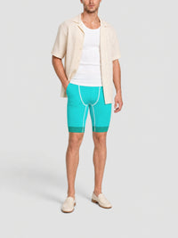 75€ / 0 sold //12 QTY / ST0%   Short cycliste à taille élastiquée - Multi Blue