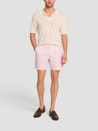 75€ / 1 sold //11 QTY / ST9%   Short Gelati taille mi-haute - Pink Checks