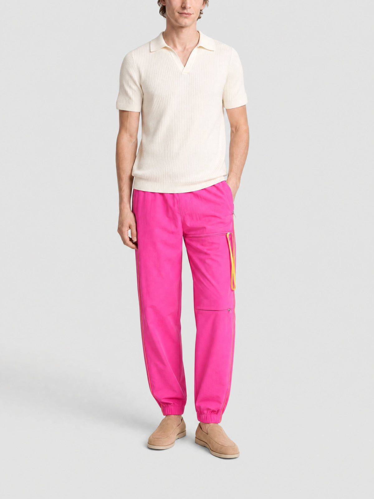 90€ / 3 sold //18 QTY / ST17%   Pantalon de survêtement Morango taille mi-haute - Pink