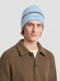 50€ / 12 sold //22 QTY / ST55%   Bonnet Neve avec logo - Light Blue