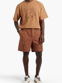 75€ / 1 sold //3 QTY / ST33%   Short Brasol cargo à poches zippées - Terracotta