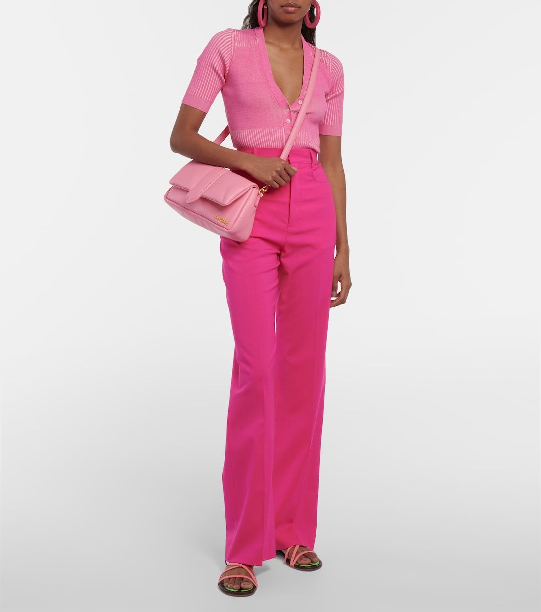 90€ / 16 sold //29 QTY / ST55%   Sandales Pralu en cuir - Pink