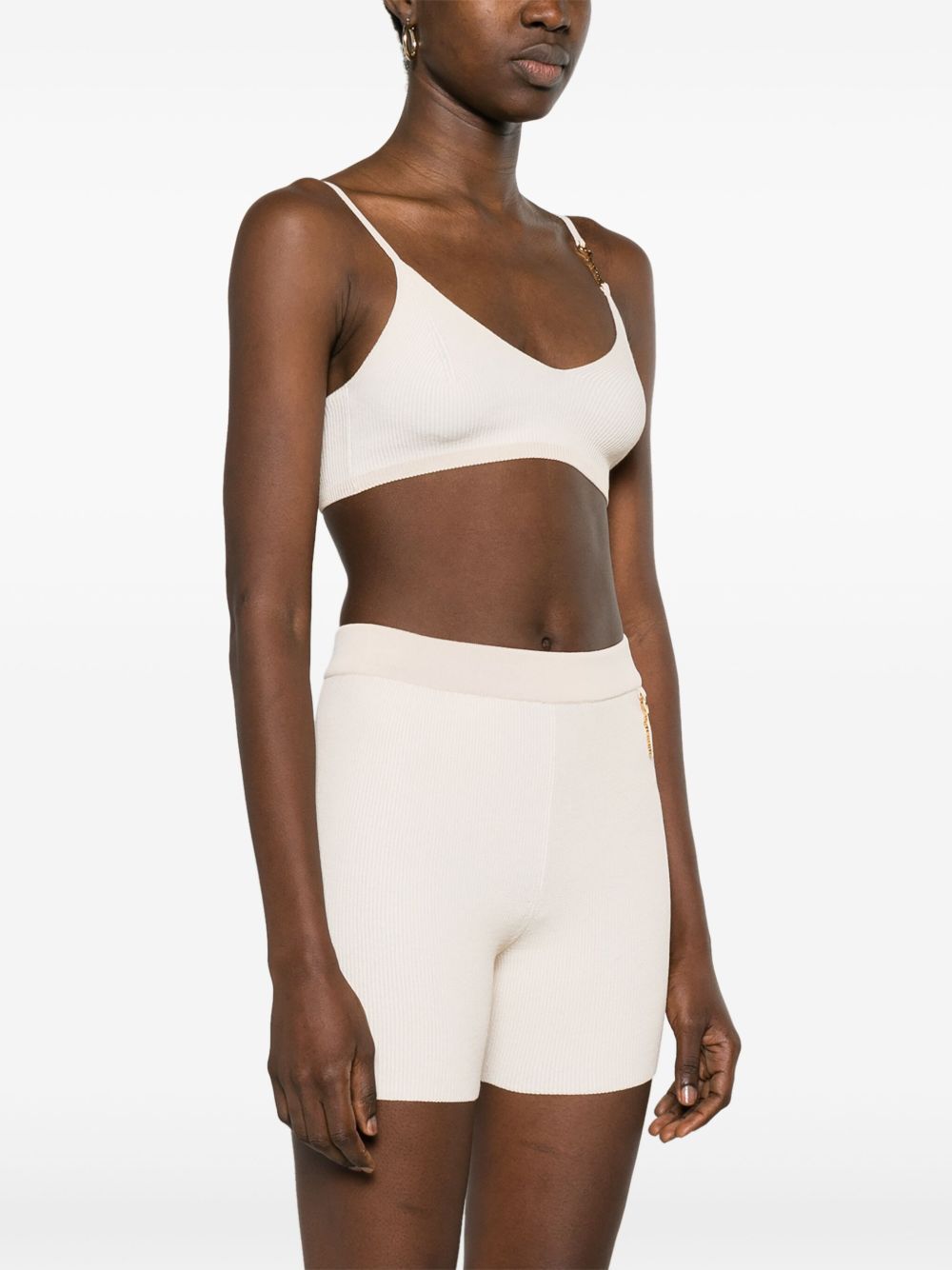 35€ / 5 sold //12 QTY / ST42%   Brassière Pralu en maille - White