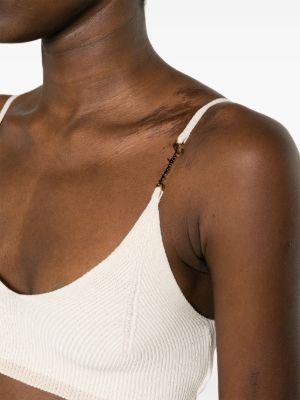 35€ / 5 sold //12 QTY / ST42%   Brassière Pralu en maille - White