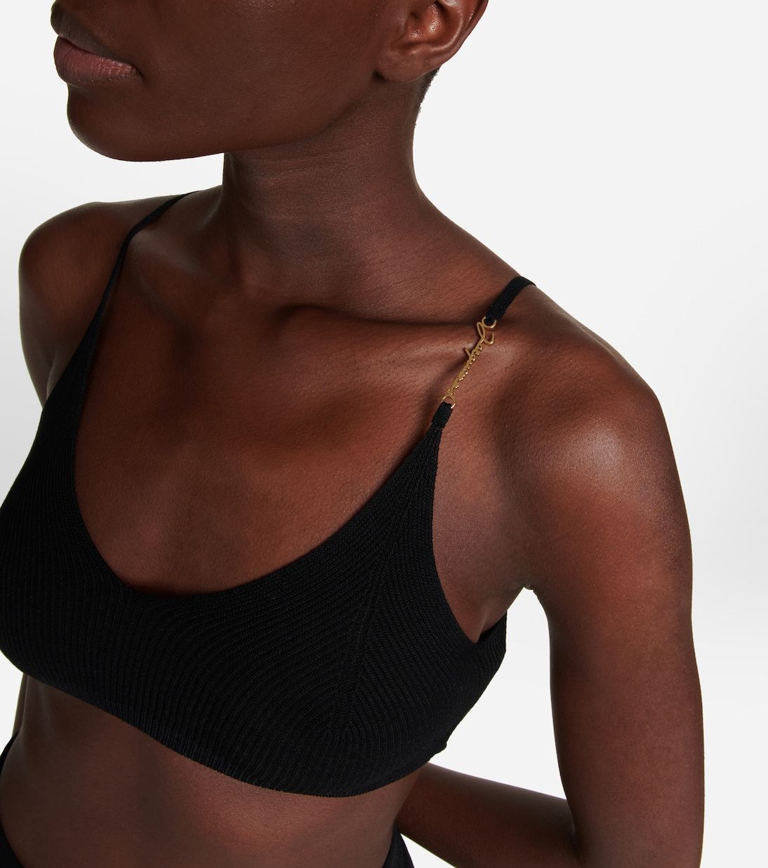 35€ / 2 sold //47 QTY / ST4%   Brassière Pralu en maille - Pink