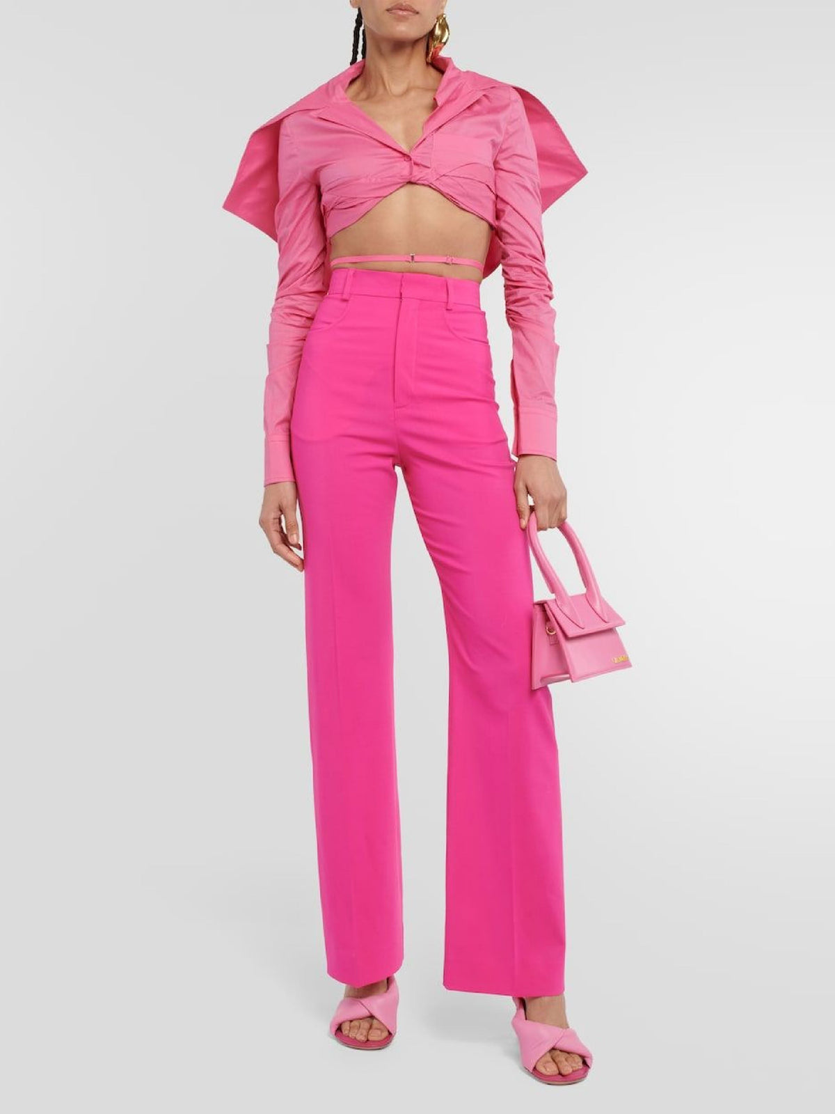 90€ / 0 sold //3 QTY / ST0%   Chemise Meio brodée - Pink