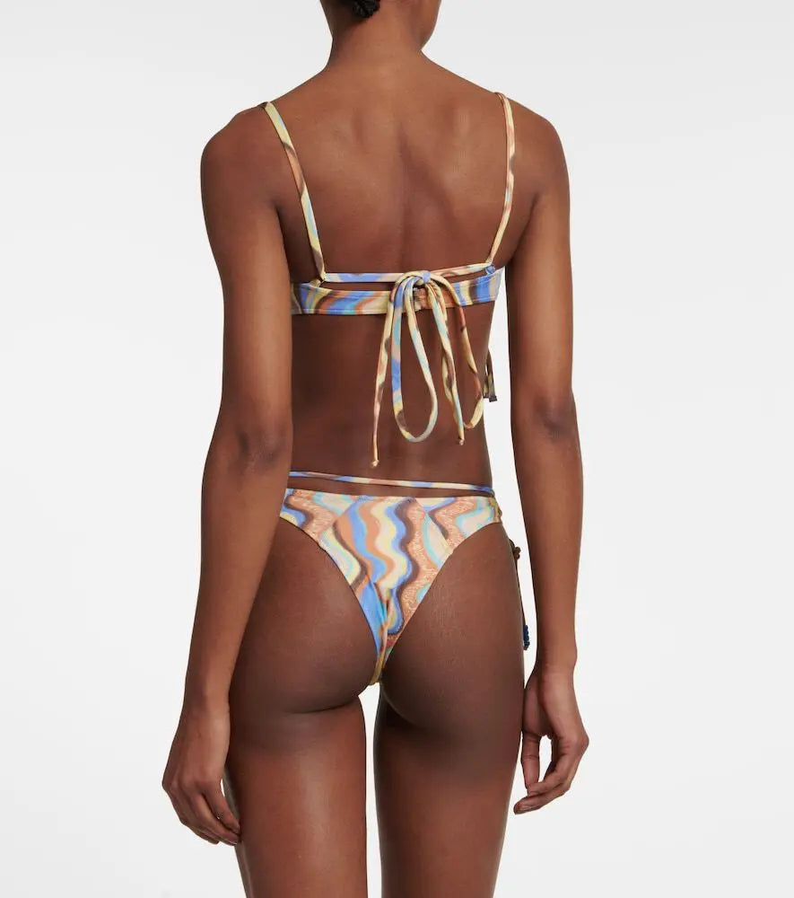 35€ / 0 sold //6 QTY / ST0%   Haut de bikini Aouro - Multicolors Waves