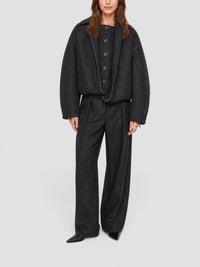 420€ / 5 sold //8 QTY / ST63%   Manteau Feltro boule dédoublée - Dark Grey