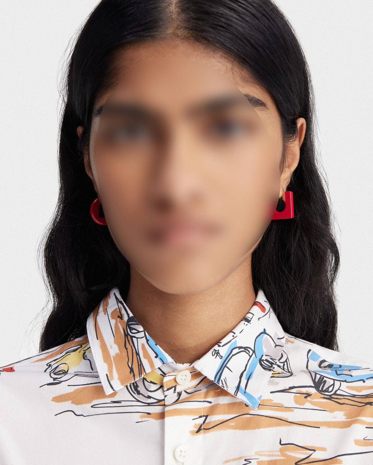 70€ / 13 sold //27 QTY / ST48%   Boucles d'oreilles en laiton - Red