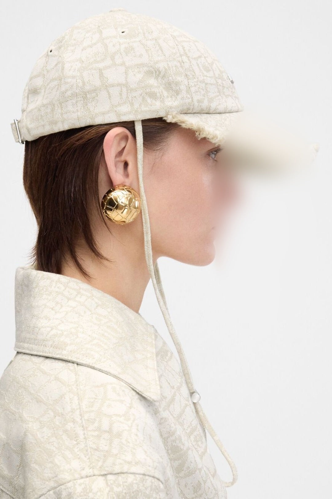 Casquette Artichaut - Croco Beige