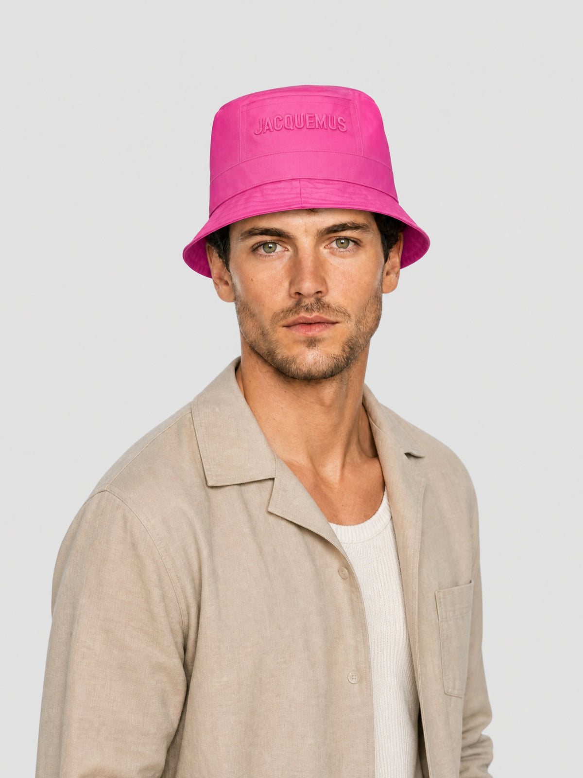 30€ / 6 sold //99 QTY / ST6%   Bob Ovalie à poche plaquée - Neon Pink