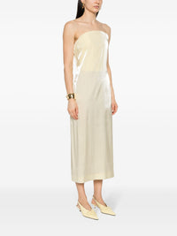 Robe Carino à bretelles fines - Pale Yellow