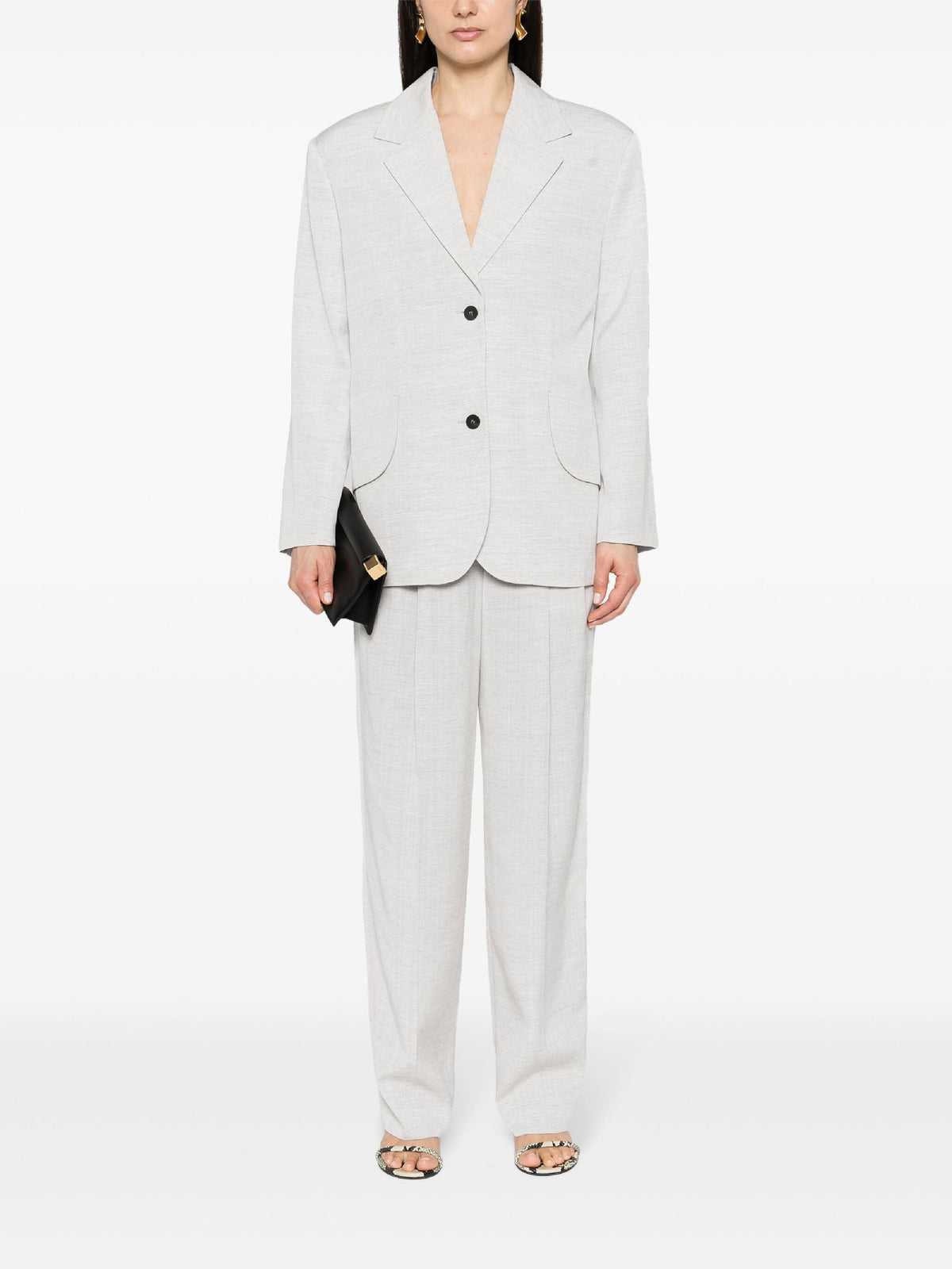 Blazer Titolo oversize - Light Grey