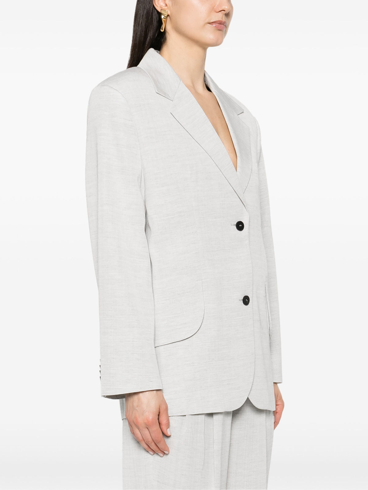 Blazer Titolo oversize - Light Grey