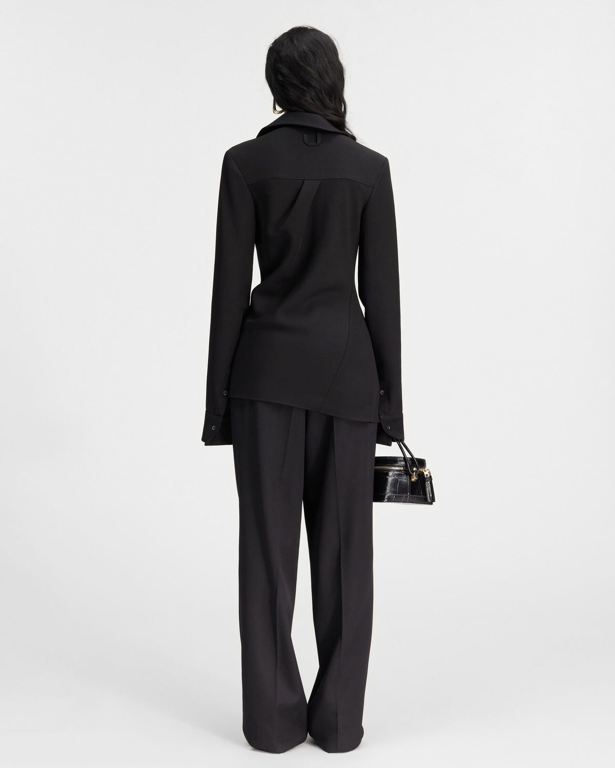 Chemise Pablo asymétrique - Black