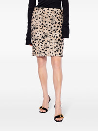 Jupe Obra asymétrique - Leopard Beige