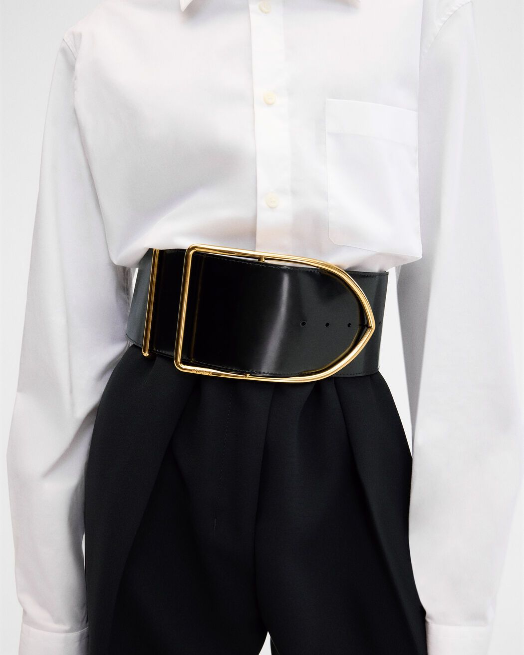 Ceinture Bambino en cuir - Light Ivory