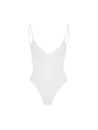 Body Spallina à bretelles - White