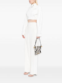 90€ / 5 sold //5 QTY / ST100%   Petite pochette Rond Carré en cuir - Black & White Zebra