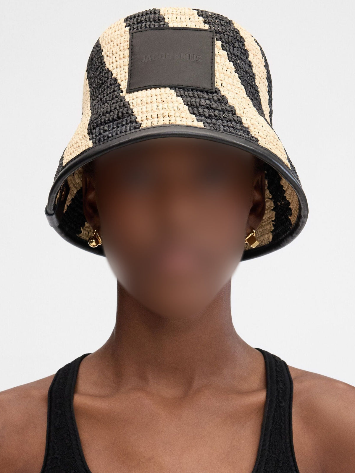 Bob Soli en raphia - Natural & Black