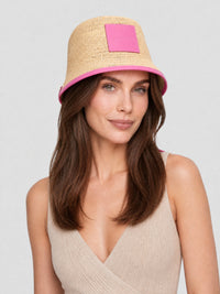 90€ / 5 sold //10 QTY / ST50%   Bob Soli en raphia - Neon Pink