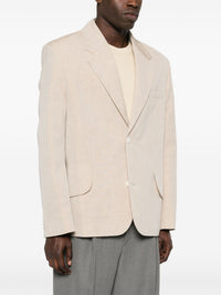 Blazer Titolo en lin et laine - Beige