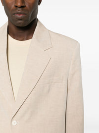 Blazer Titolo en lin et laine - Beige