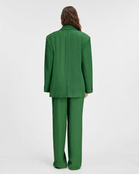 Blazer Titolo en soie mélangée - Dark Green