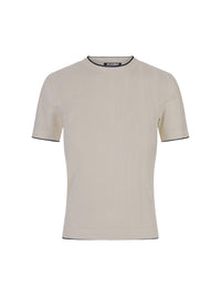 T-shirt Tricot en maille fine - Off White