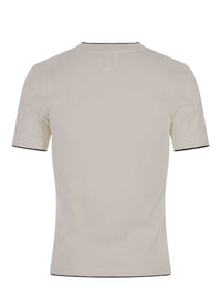 T-shirt Tricot en maille fine - Off White