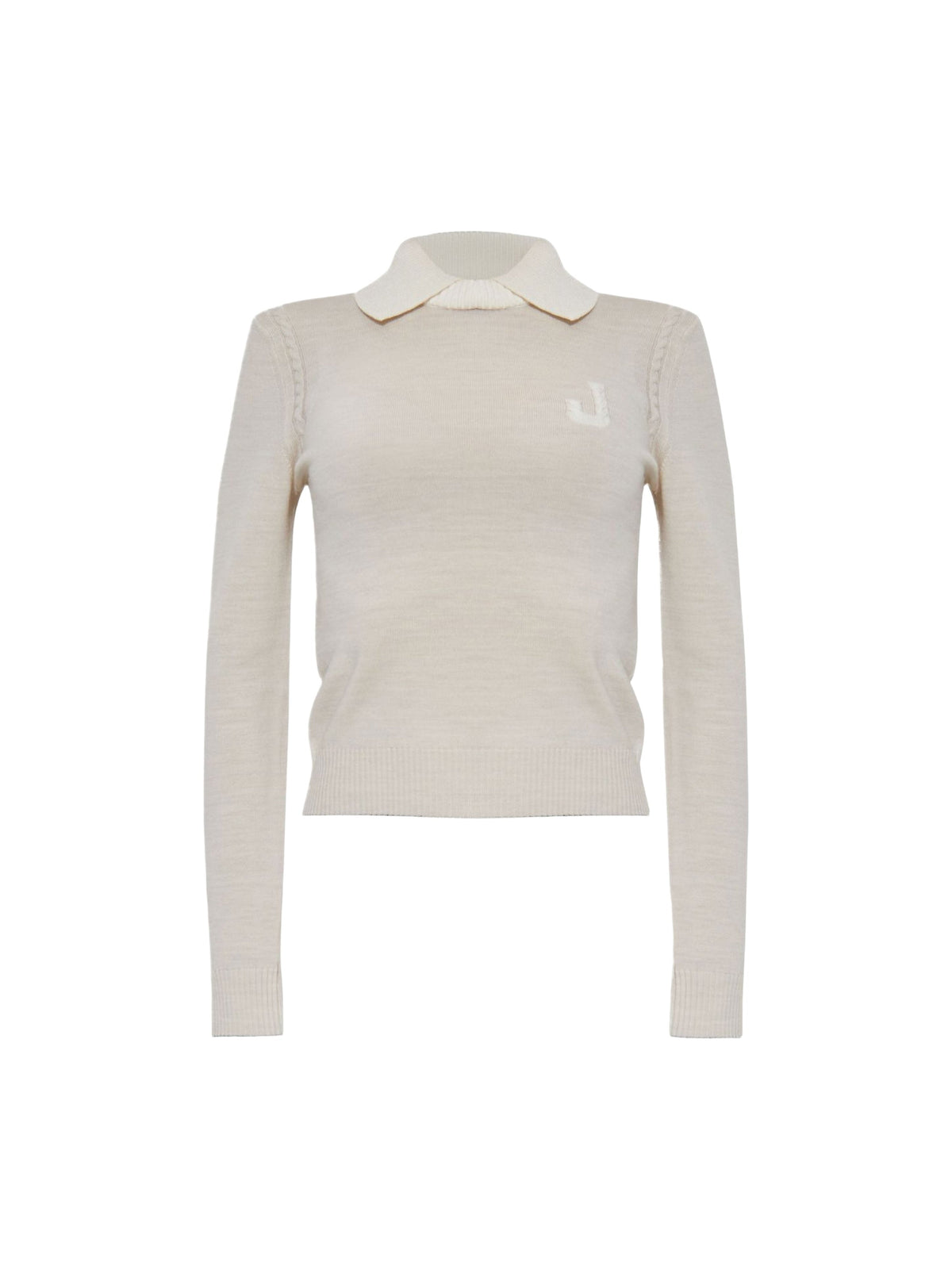 Pull Tricot en laine - Yellow