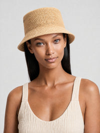 Bob Pesco en raphia - Natural