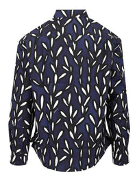 Chemise Simon imprimée - Print Navy & Black