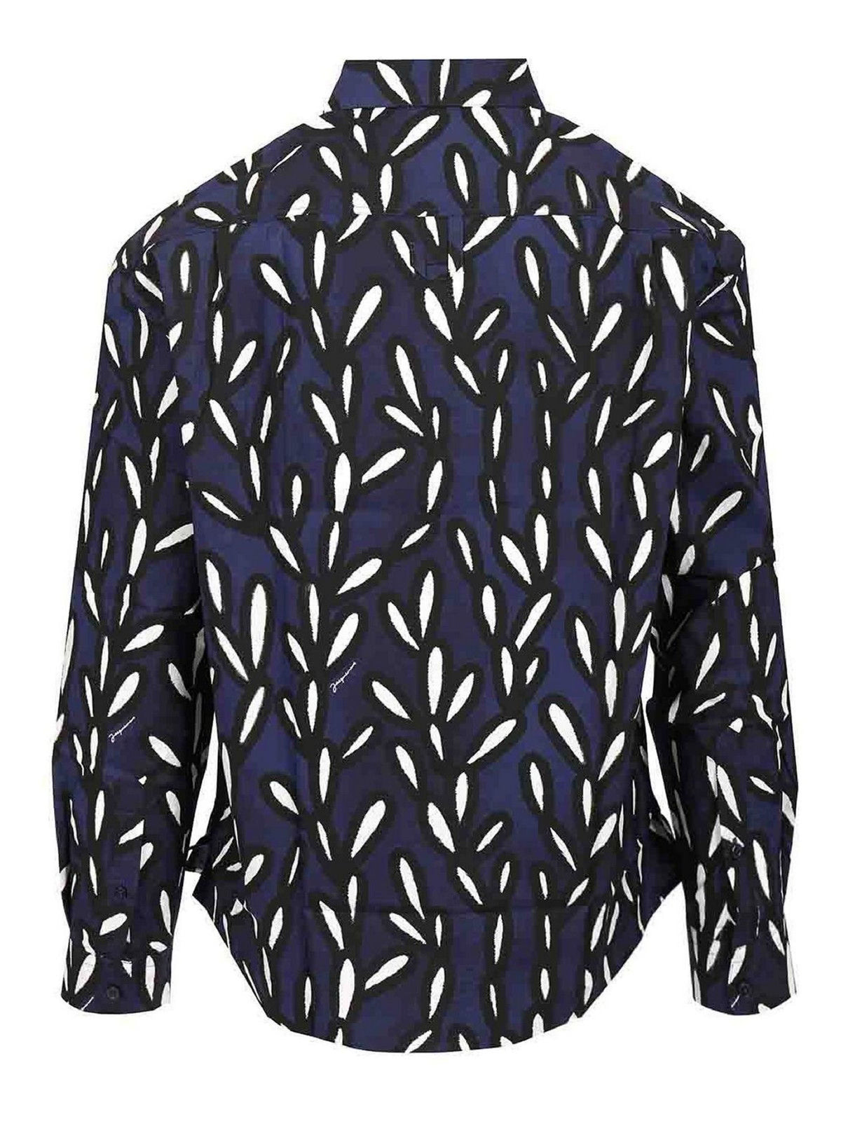 Chemise Simon imprimée - Print Navy & Black