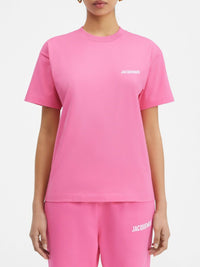 55€ / 212 sold //298 QTY / ST71%   T-shirt avec logo - Pink