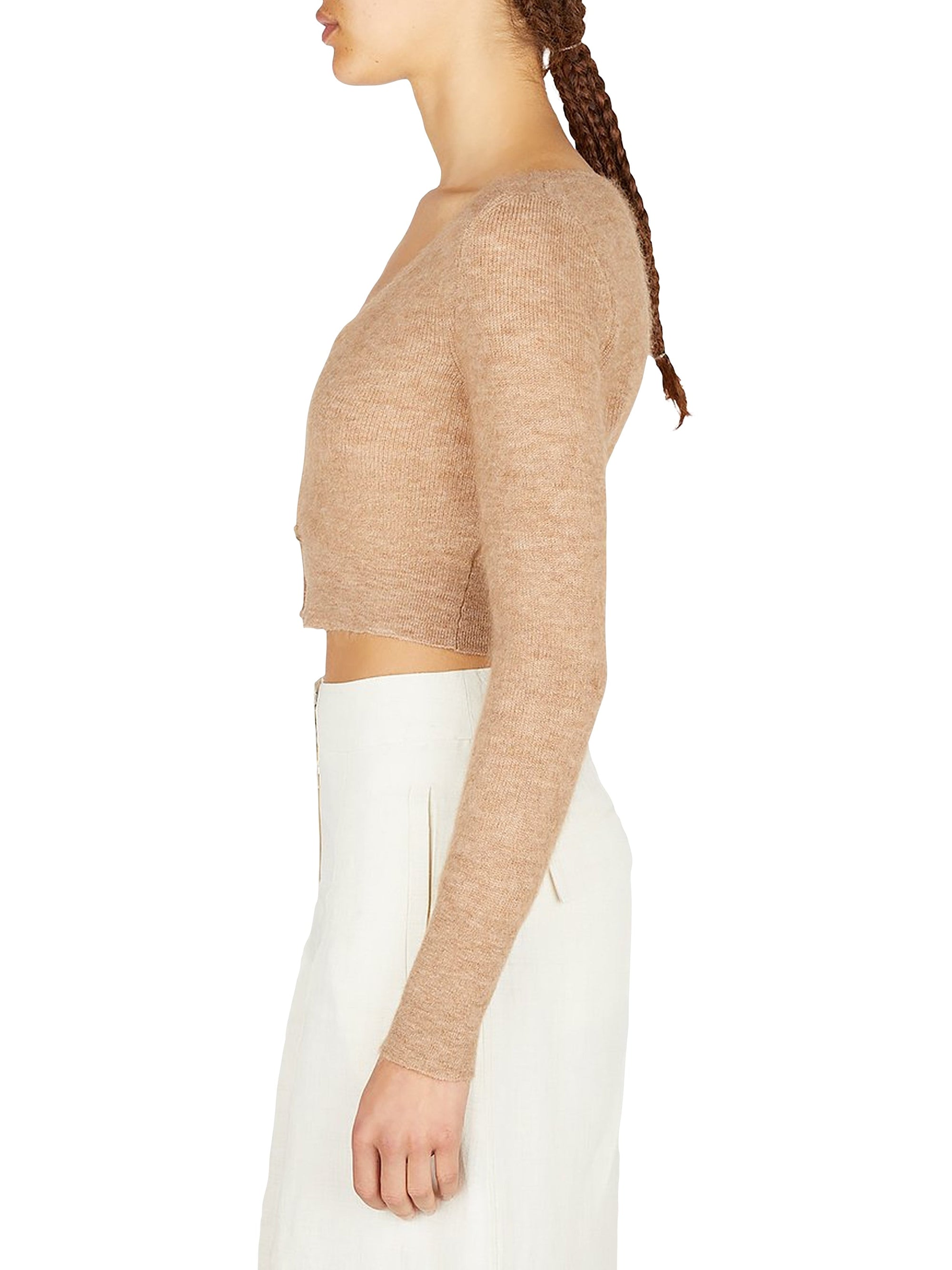 LIGHT BROWN LE CARDIGAN ALZOU