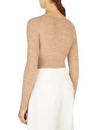 LIGHT BROWN LE CARDIGAN ALZOU