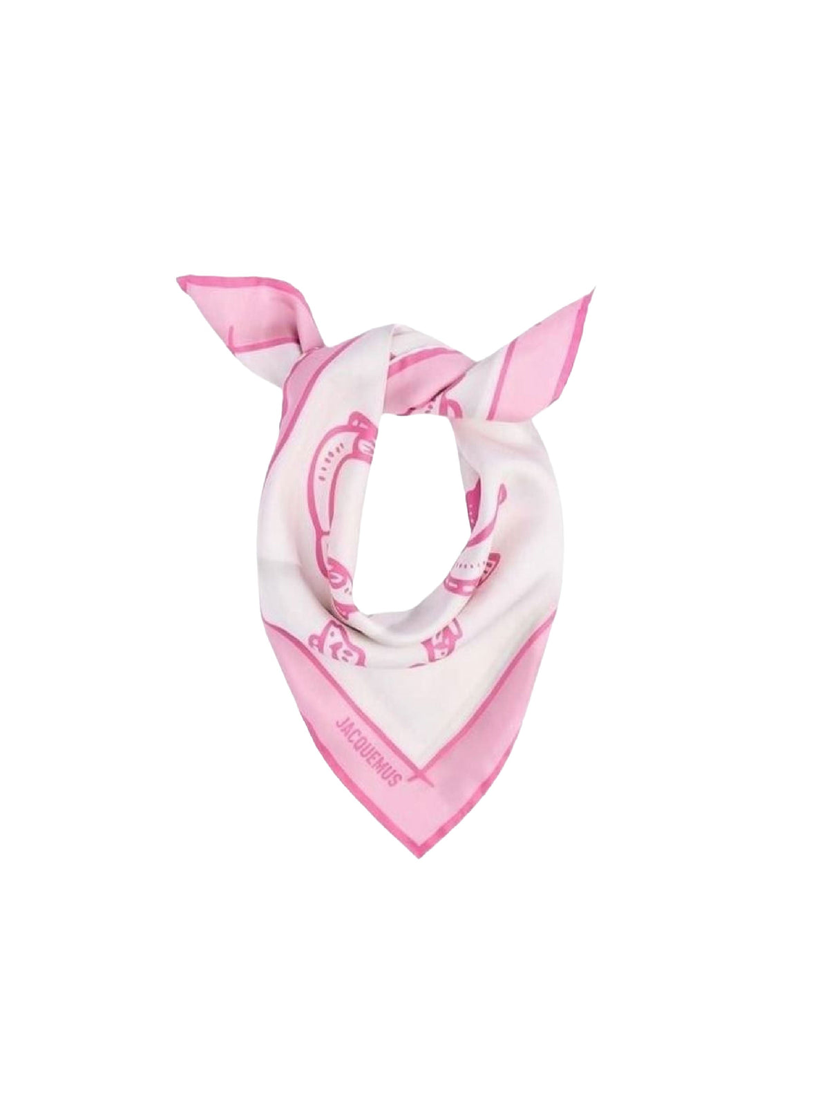 Foulard Pesco en soie - Capri Fish Pink