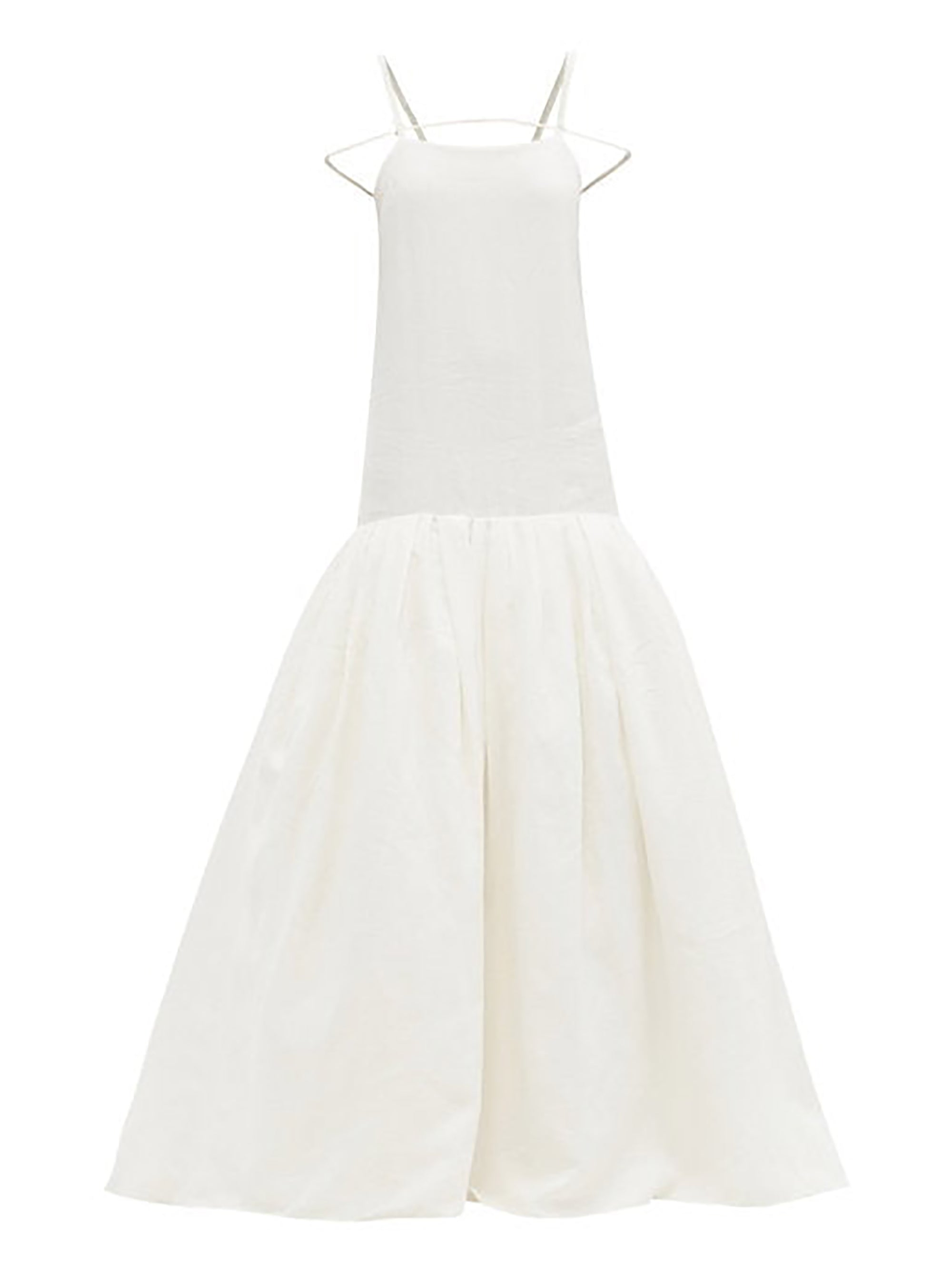 Robe Amour en lin - Off-White