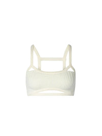 Bandeau Bellinu en laine mélangée - White