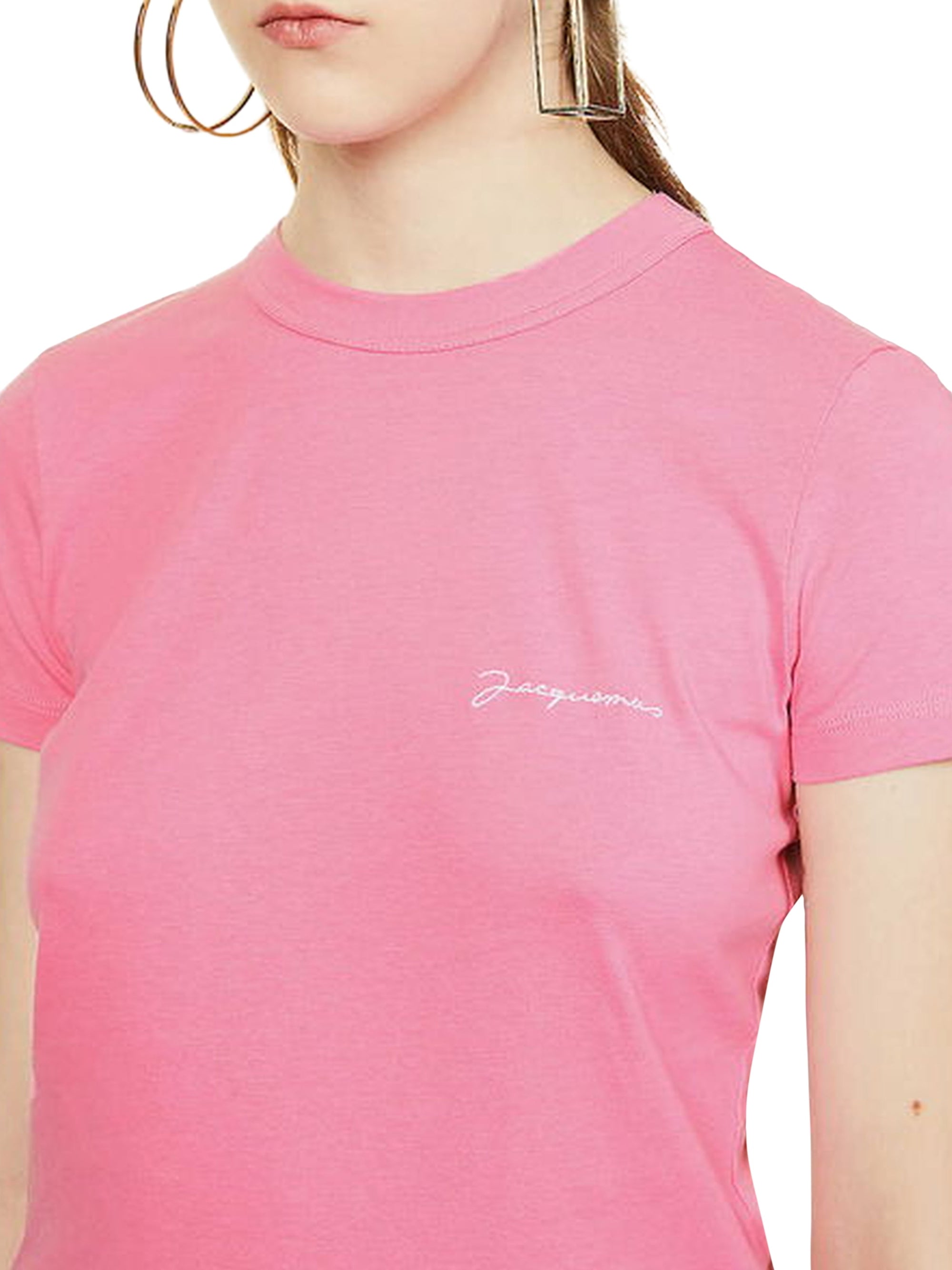 DARK PINK LE TSHIRT BRODE