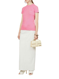DARK PINK LE TSHIRT BRODE